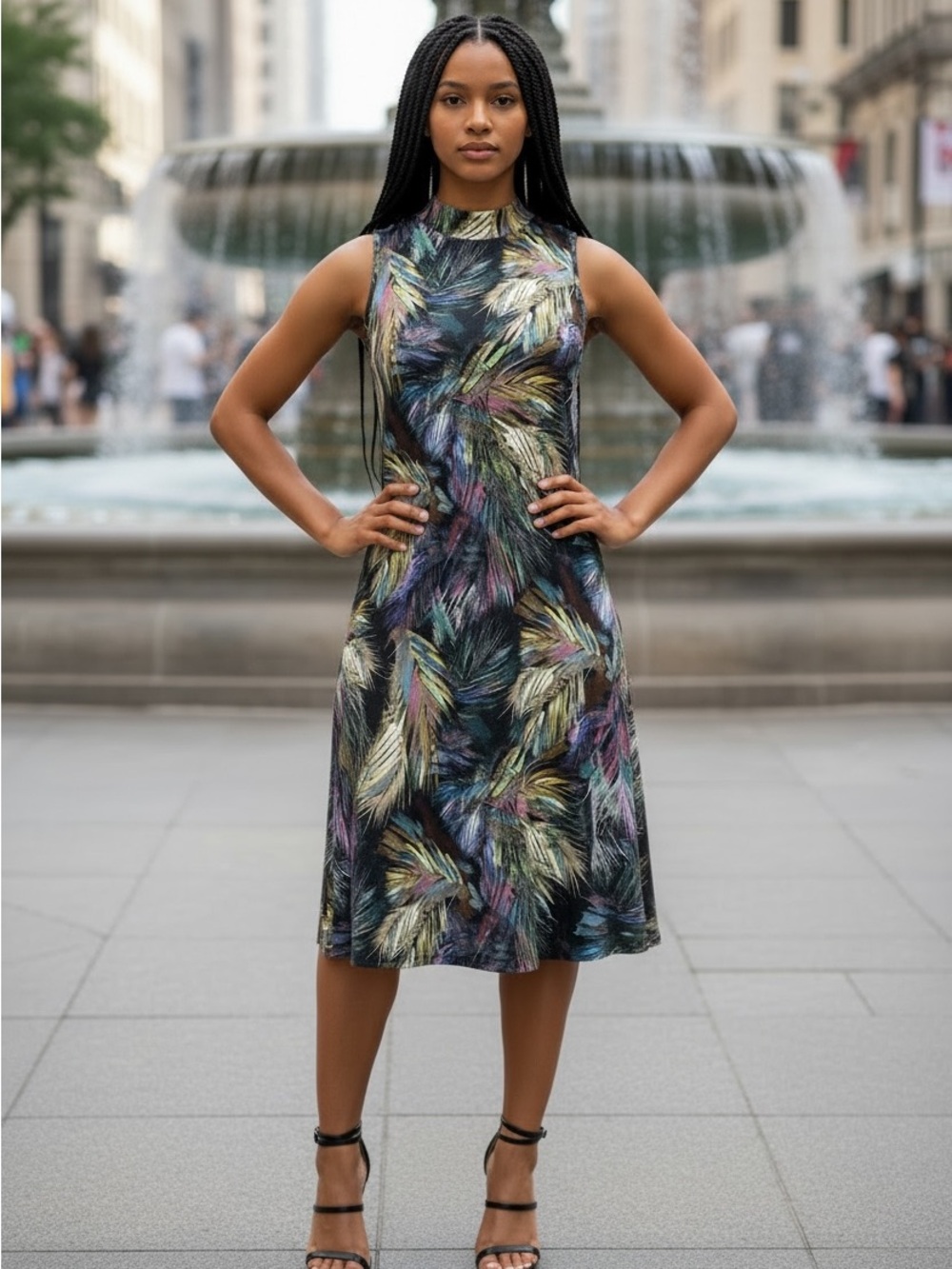 Karen Kane Jlo size Medium midi dress Macy’s NWT 
Reg$70 Now$30